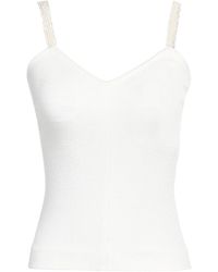 Jil Sander - Top Viscose, Polyamide, Elastane - Lyst
