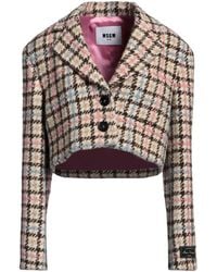 MSGM - Blazer Acrylic, Polyester, Wool, Alpaca Wool - Lyst