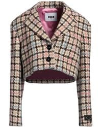 MSGM - Blazer Acrylic, Polyester, Wool, Alpaca Wool - Lyst