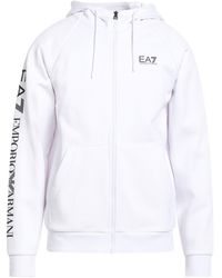 EA7 - Sweatshirt Cotton, Polyester, Elastane - Lyst
