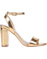 Hearts and Hashtags Gold Flat Sandals in 2020 | Gold flat sandals, Rose gold sandal heels 