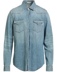 Tシャツ・カットソー ROY ROGERS SHIRT FATIGUE MAN HERRINGBONE Roy Rogers Shirt Fatigue Herringbone in Gray for Men | Lyst