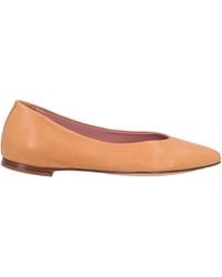 LORENA PAGGI - Camel Ballet Flats Leather - Lyst