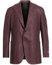 Isaia - Blazer Wool, Silk, Cashmere, Elastane - Lyst
