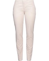 Incotex - Ivory Pants Cotton, Linen - Lyst