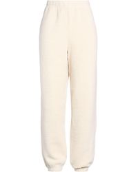 GOOD AMERICAN - Ivory Pants Cotton, Polyester - Lyst