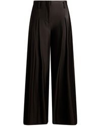 Giorgio Armani - Dark Pants Viscose, Elastane - Lyst