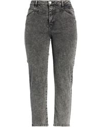 Maje - Charcoal Jeans Cotton, Elastane - Lyst