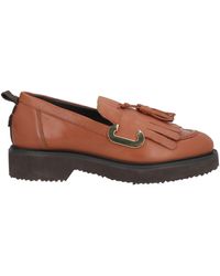 Carmens - Tan Loafers Leather - Lyst