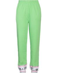 élégants et chinos Sarouels Femme Vêtements Pantalons décontractés Pantalon en jean Jean Chiara Ferragni en coloris Vert 