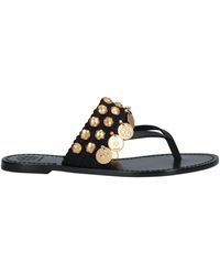 Tory Burch Sandalias de dedo - Negro