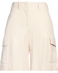 Circolo 1901 - Cream Shorts & Bermuda Shorts Cotton, Elastane - Lyst
