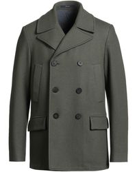 Drumohr - Military Coat Wool, Polyamide - Lyst