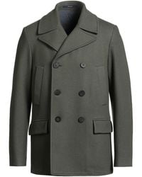 Drumohr - Military Coat Wool, Polyamide - Lyst