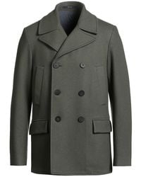 Drumohr - Military Coat Wool, Polyamide - Lyst