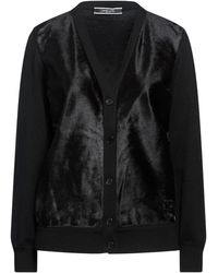 Jacob Cohen - Cardigan Virgin Wool, Calfskin - Lyst