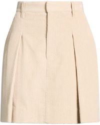 Brunello Cucinelli - Mini Skirt Cotton - Lyst