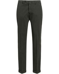 Briglia 1949 - Charcoal Pants Cotton, Elastane - Lyst