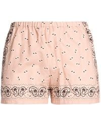 Palm Angels - Light Shorts & Bermuda Shorts Linen, Cotton - Lyst