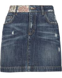 Dolce & Gabbana Jupe en jean - Bleu