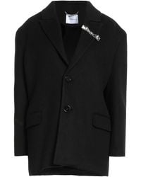 Blumarine - Coat Wool, Polyamide, Viscose, Zamak - Lyst