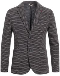 AT.P.CO - Khaki Blazer Cotton, Wool, Polyester, Polyamide - Lyst