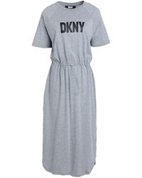 DKNY - Midi-Kleid - Lyst