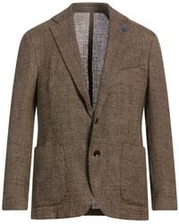 Lardini - Blazer Silk, Wool, Linen - Lyst