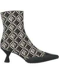Marine Serre - Ankle Boots Leather, Textile Fibers - Lyst