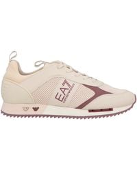 EA7 - Light Sneakers Cow Leather, Polyurethane - Lyst