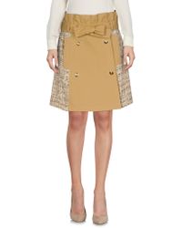 MSGM Knielanger Rock - Natur