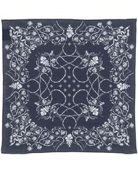 Givenchy - Floral Cotton Square Scarf - Lyst