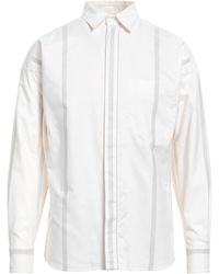 Ferragamo - Ivory Shirt Cotton - Lyst