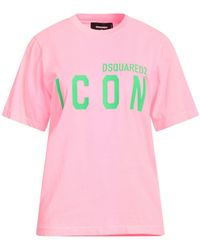DSquared² - T-Shirt Cotton, Elastane - Lyst