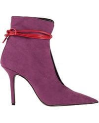 Islo Isabella Lorusso - Mauve Ankle Boots Textile Fibers - Lyst