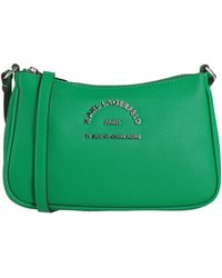 Karl Lagerfeld - Emerald Cross-Body Bag Recycled Polyurethane - Lyst