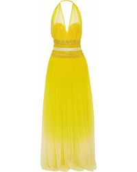 Naeem Khan Vestito lungo - Giallo