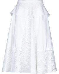 N°21 - Midi Skirt Cotton, Polyamide - Lyst