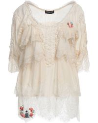 Twinset - Top Viscose, Cotton, Polyamide, Polyester - Lyst