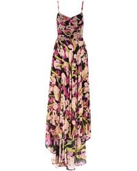Pinko - Maxi Dress Viscose, Polyamide - Lyst