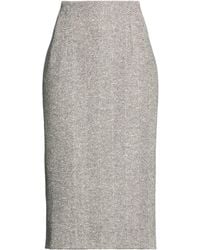 Kiton - Midi Skirt Cashmere - Lyst