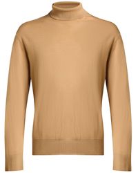 Laneus - Turtleneck Merino Wool, Cashmere - Lyst