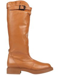 Janet & Janet Knee Boots - Natural