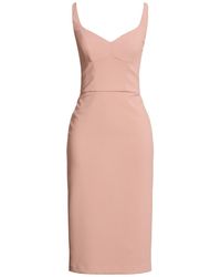 Elisabetta Franchi - Midi Dress Polyester, Elastane - Lyst