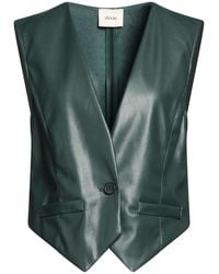 Dixie - Dark Tailored Vest Polyester, Polyurethane - Lyst