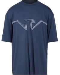 Emporio Armani - Slate T-Shirt Cotton - Lyst