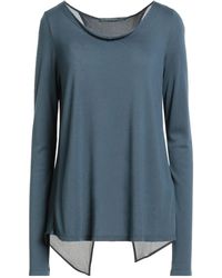 Transit - Par-Such Slate T-Shirt Viscose, Elastane - Lyst