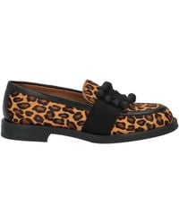 Frau - Loafers Leather, Textile Fibers - Lyst