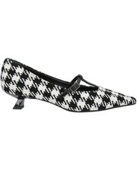 J.A.P. JOSE ANTONIO PEREIRA - Pumps Textile Fibers, Leather - Lyst