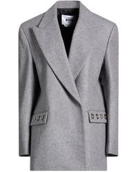 MSGM - Blazer Virgin Wool - Lyst